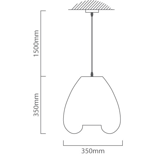 Albert Pendant Woven Rattan