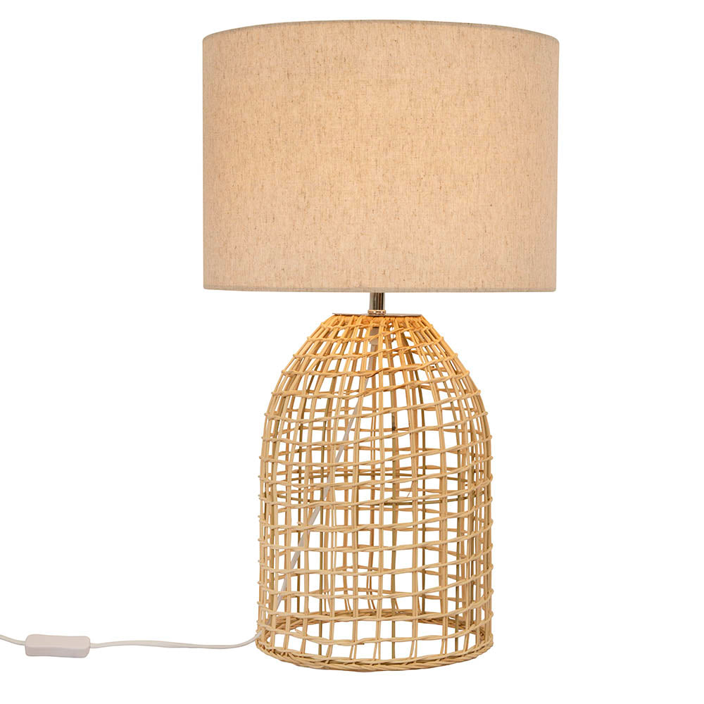 Zanie Rattan Table Lamp