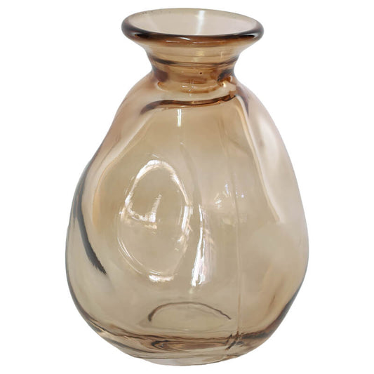 Amber Organic Bud Vase