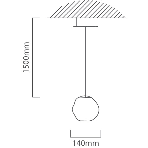 Molten Pendant Light