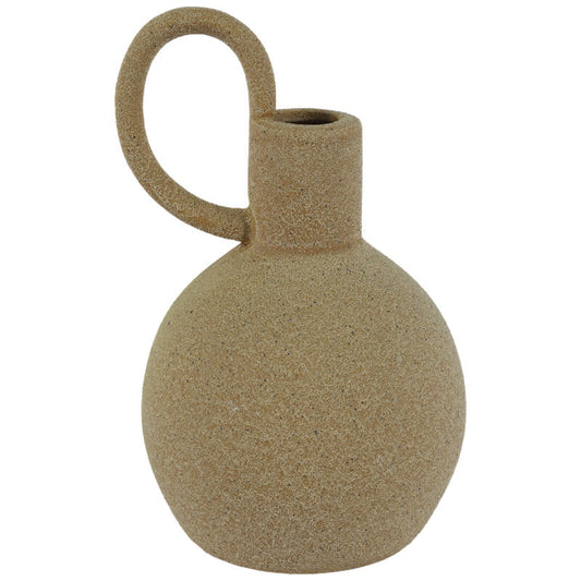 Tuscan Sand Handled Vase